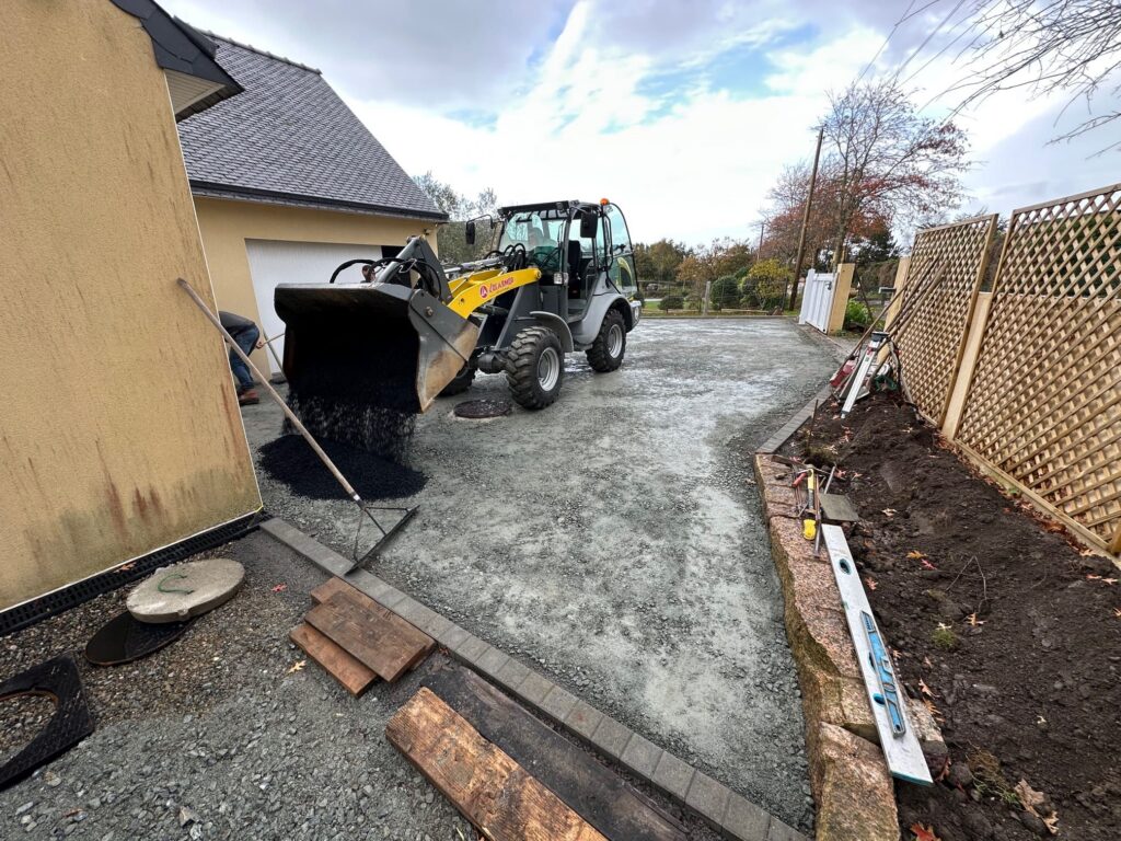 Mise en place enrobé